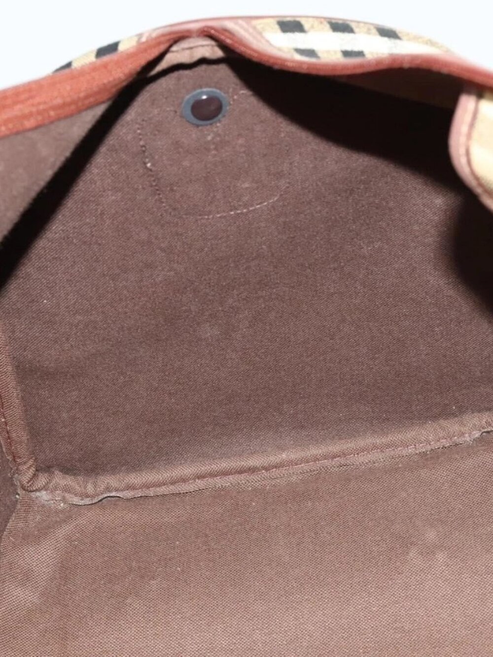 Burberrys Nova Check Boston Bag PVC Leather 2way Beige Auth ac3563 - Picture 12 of 16